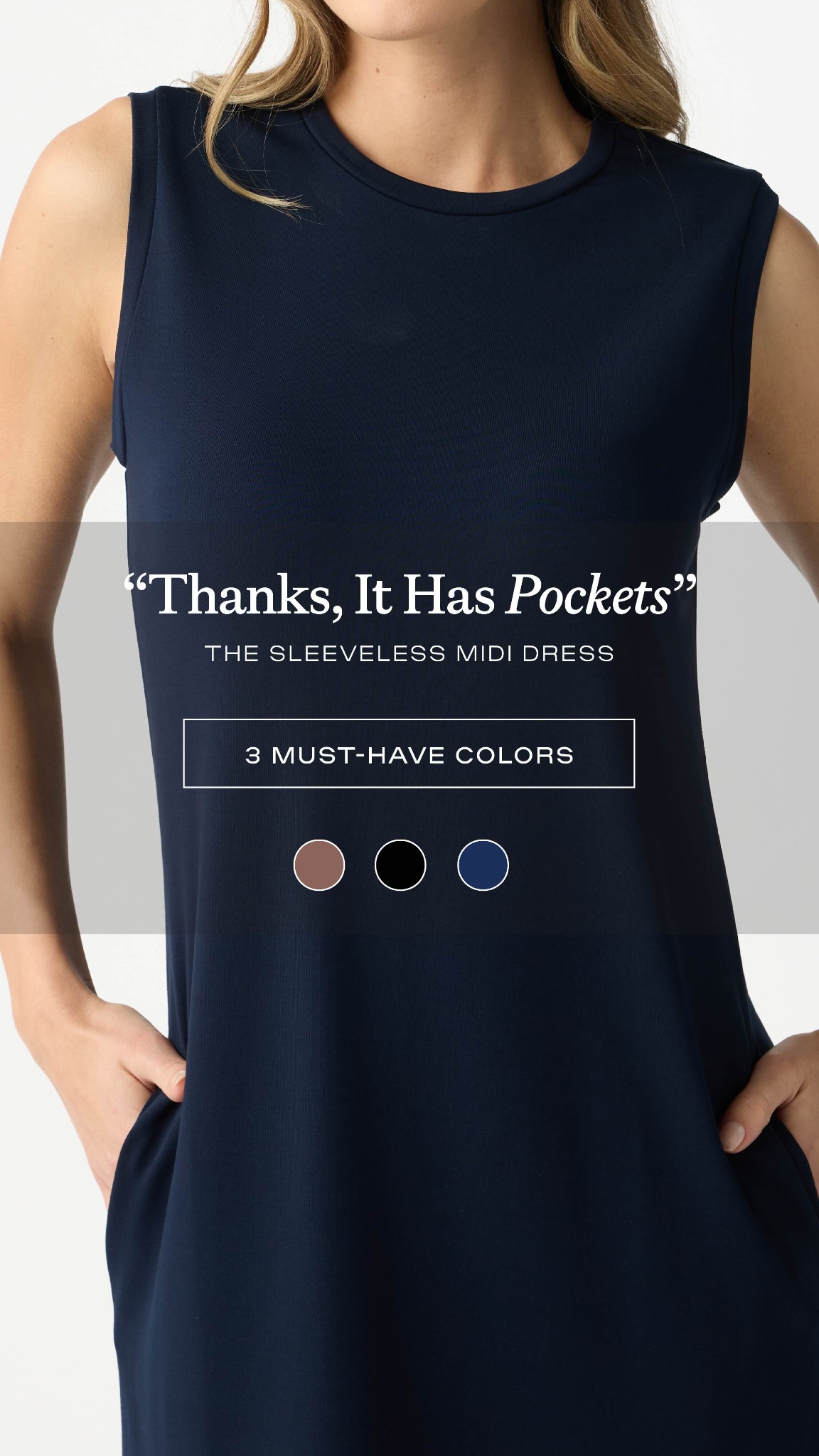 The kind of dress you reach for without thinking.

Soft, breathable, and effortlessly put-together! 🤍
