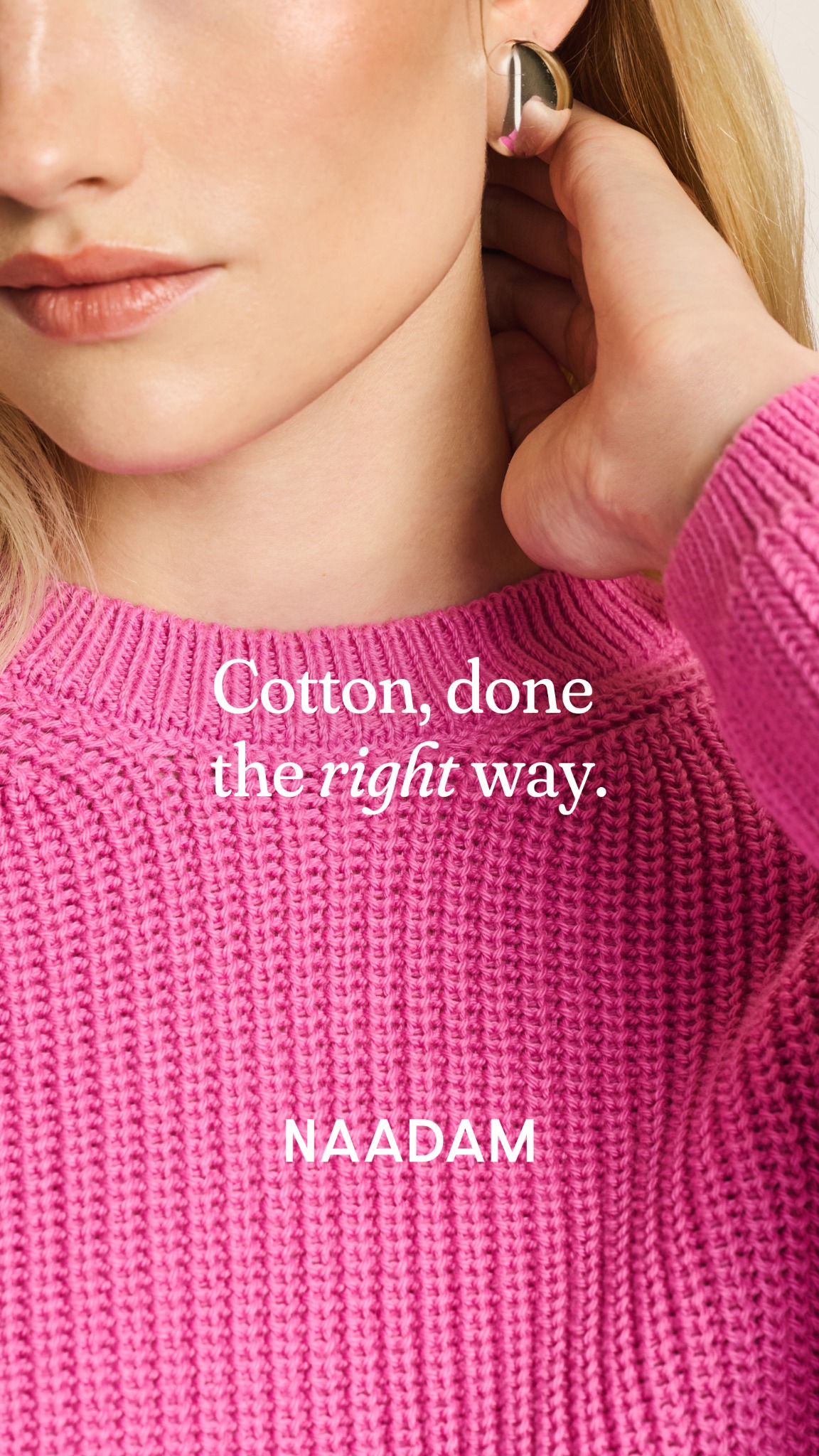 100% organic and sustainable cotton