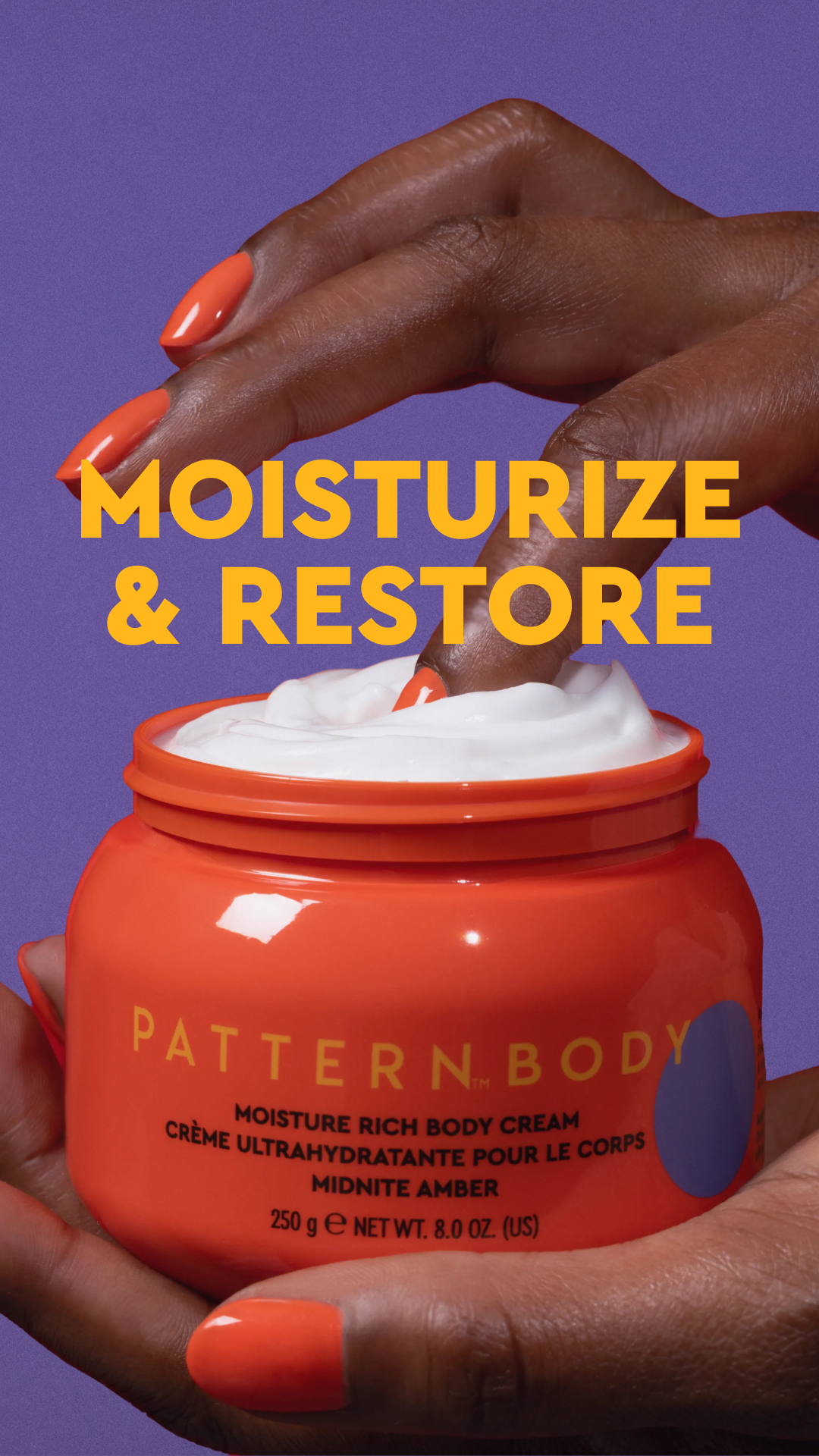 Drench, quench & transform your skin — PATTERN BODY’s new Moisture Rich Body Cream delivers deep moisture that supports firmness & elasticity over time. Crafted with Hyaluronic Acid & available In our warm & sexy fragran