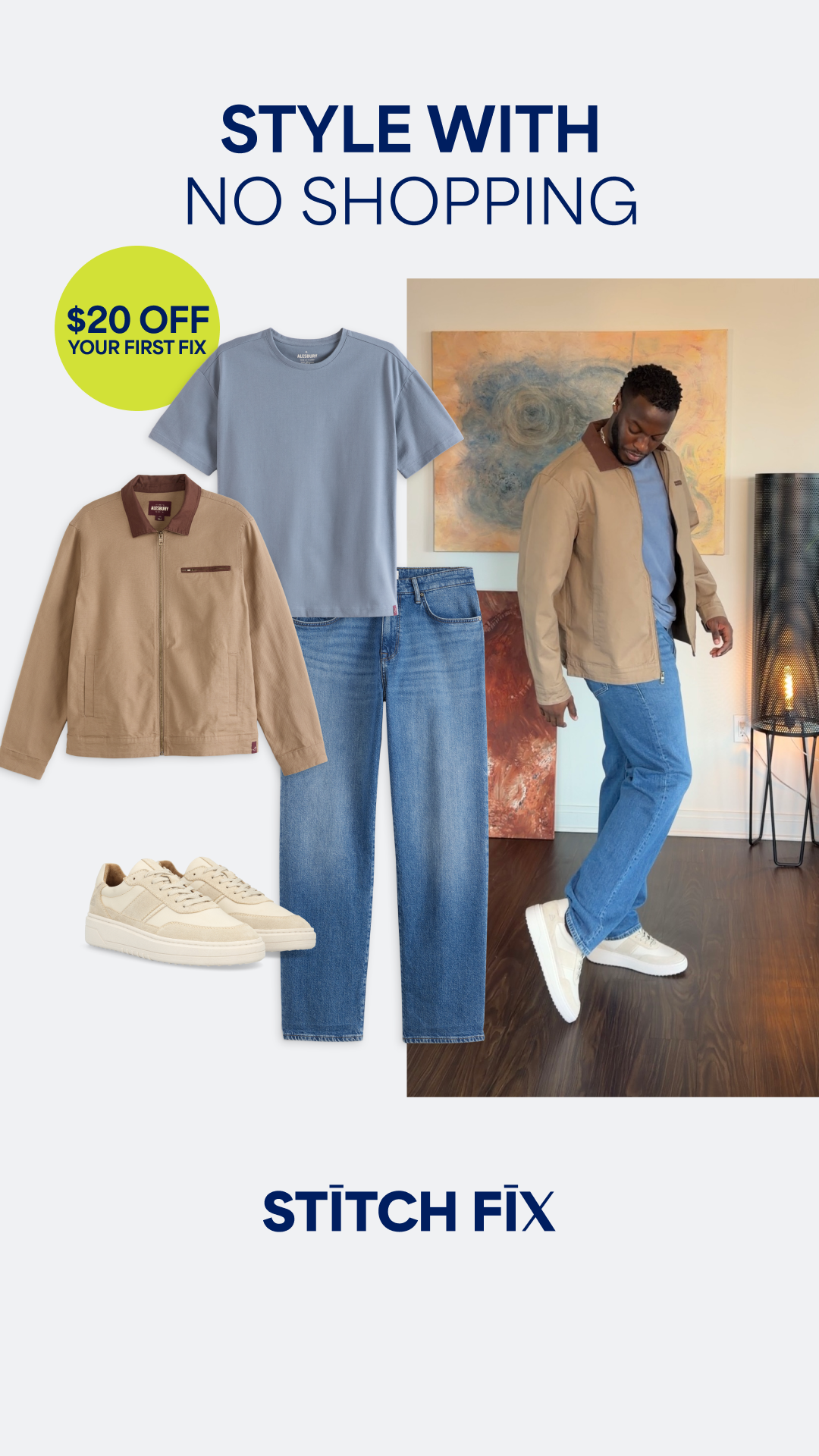 We have big + tall sizes to fit you and your lifestyle. Try before you buy—all style, no risk.