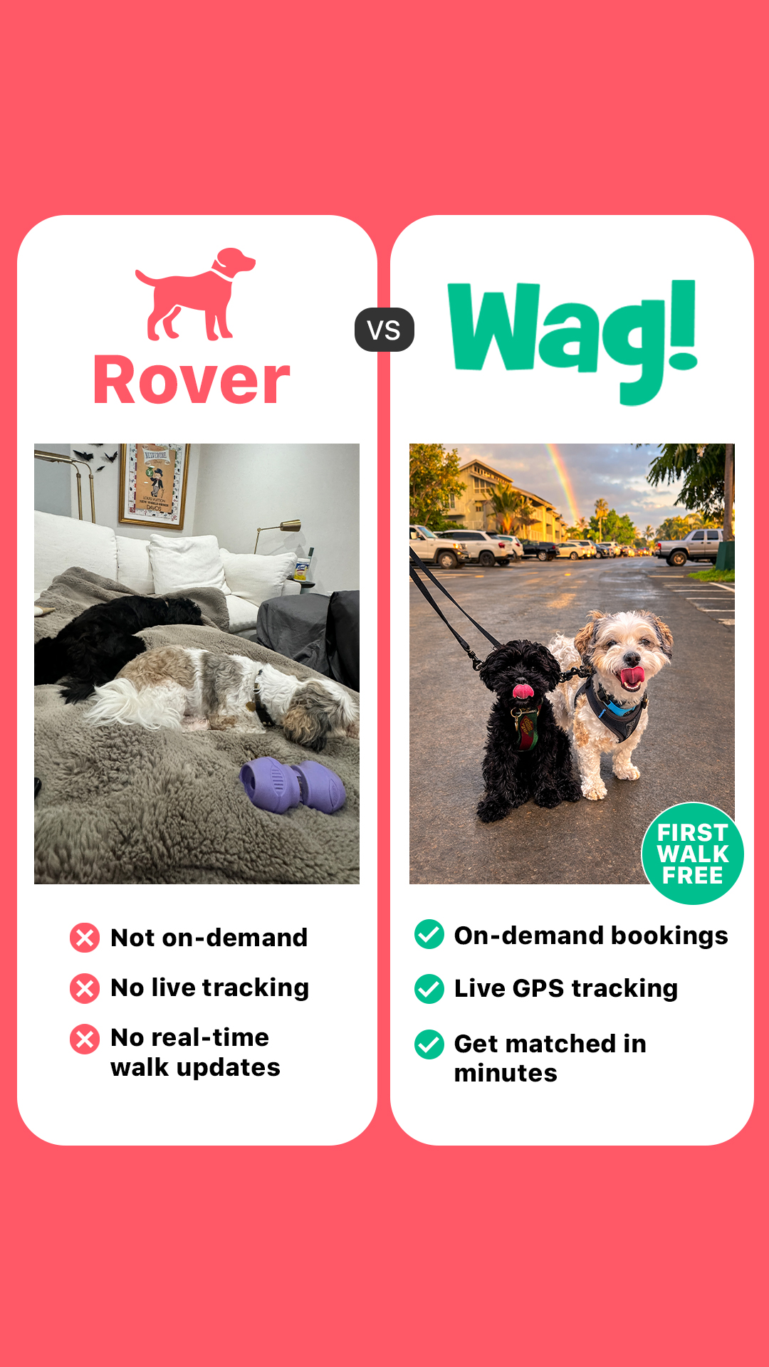 Code: FIRSTWAGWALK
