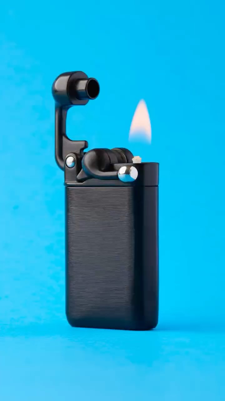 The word is out, spark is lit, and the top has swung wide open. Pre-order the Swingtop Lighter now.