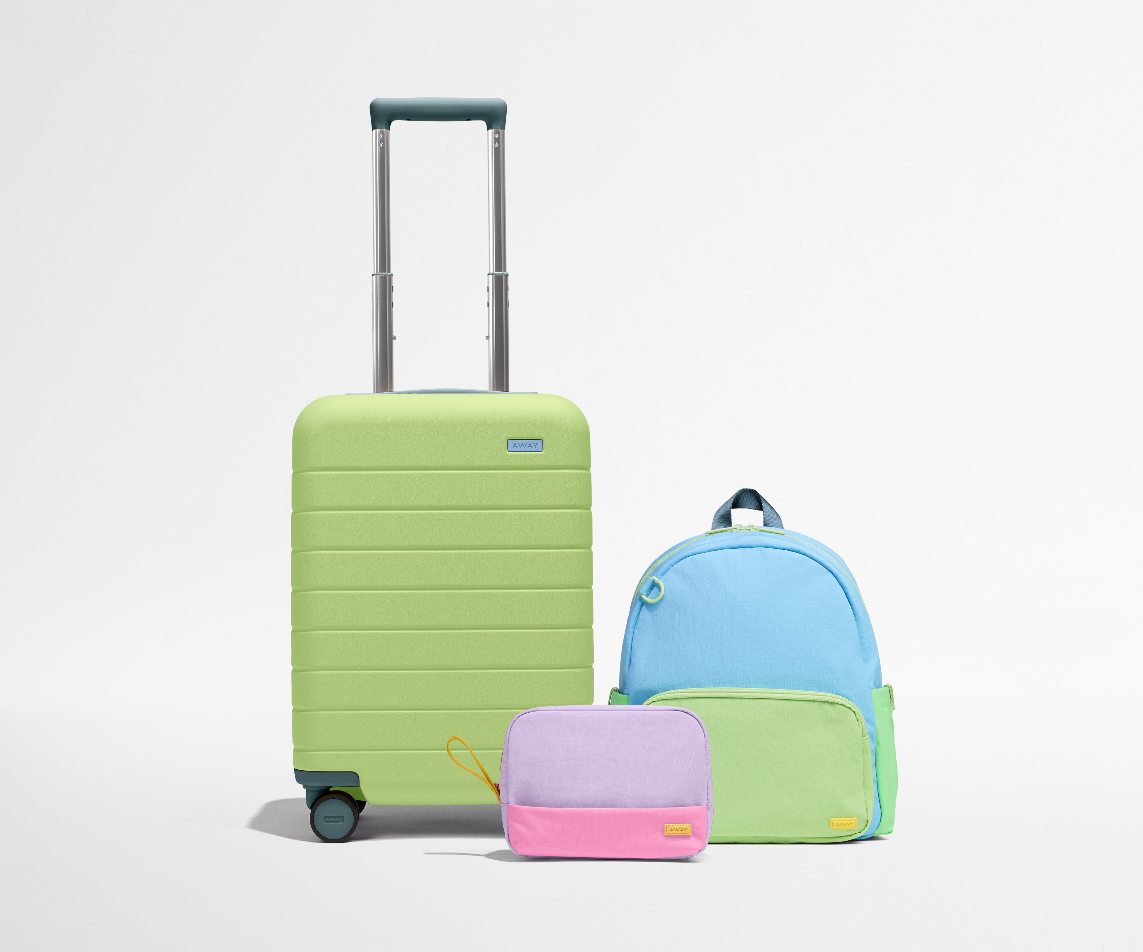 Pair your suitcase with the bag that goes right on top, save up to $100, and call it a very smart travel decision.