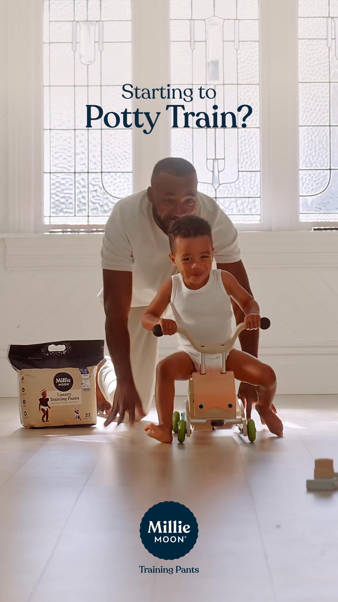 Make potty training easier with Millie Moon Luxury Training Pants, starting from only $8.99!

Expertly crafted with active babies in mind, our training pants are made with a DreamFit™ Waistband for easy, speedy changes. 