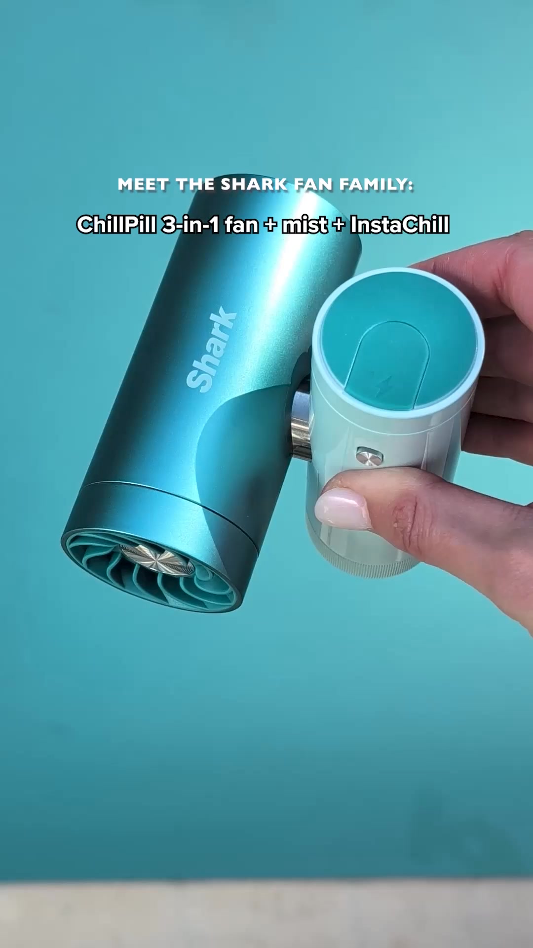 You look hot.🔥 The Shark fan family keeps you cool indoors, outdoors, and on-the-go.