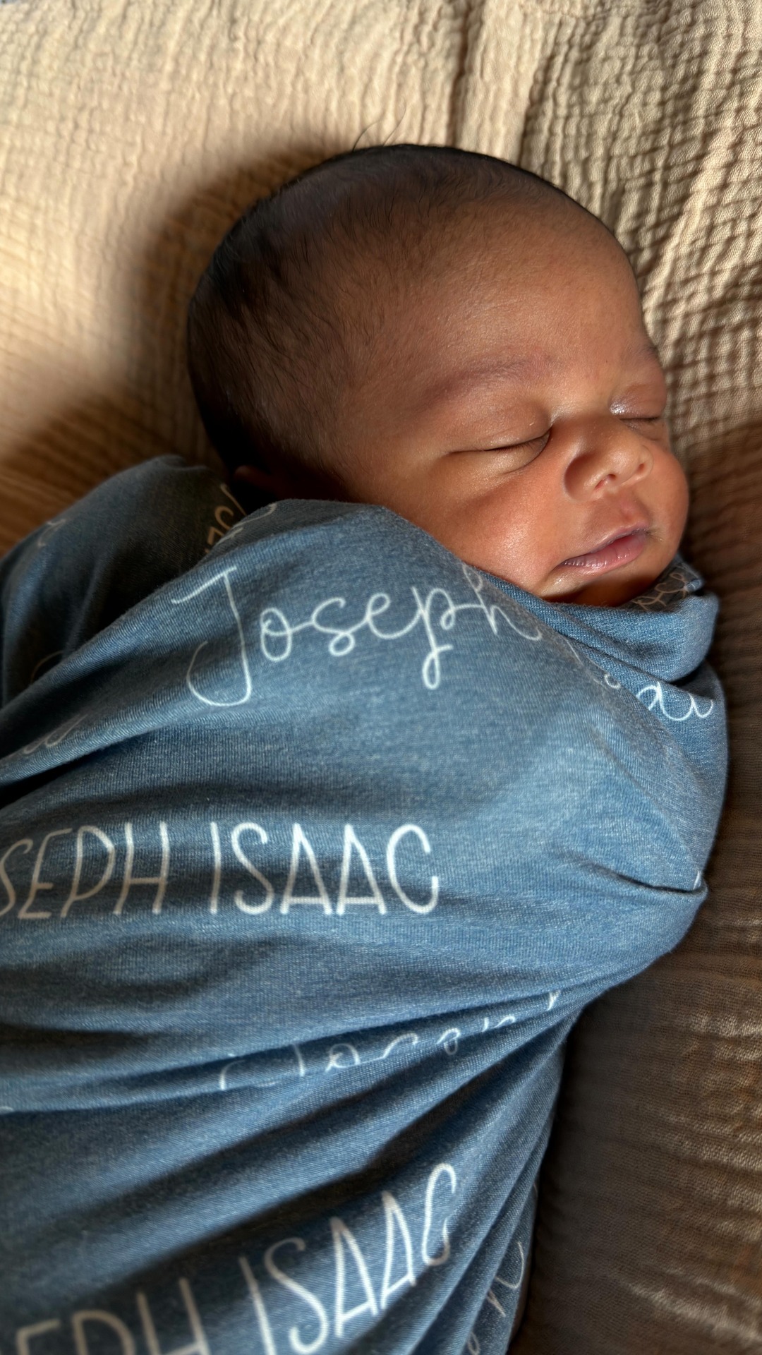 It’s our honor to introduce you to…
Joseph Isaac Jones 🤍

Our beautiful son arrived last Thursday, April 2, at 6:39 PM, and he is already such a joy.

Joseph was named after his father—continuing a legacy that also honor