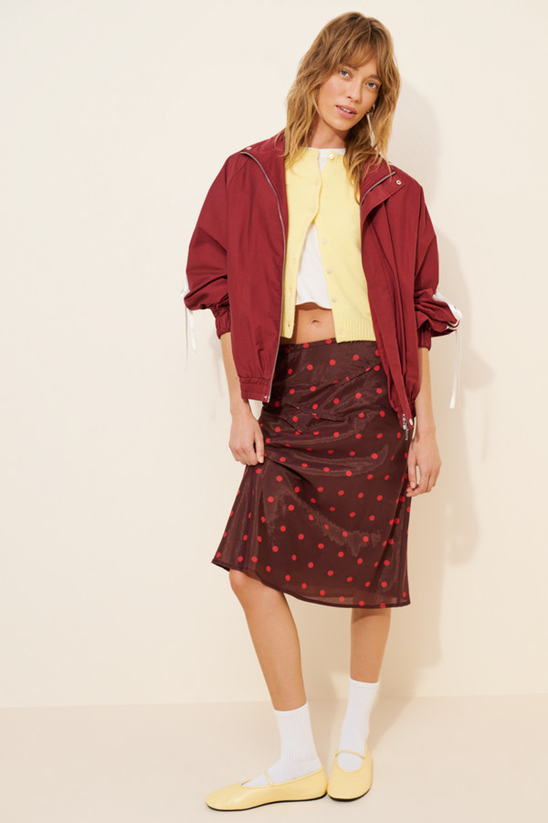 Octavia Taffeta Slip Skirt