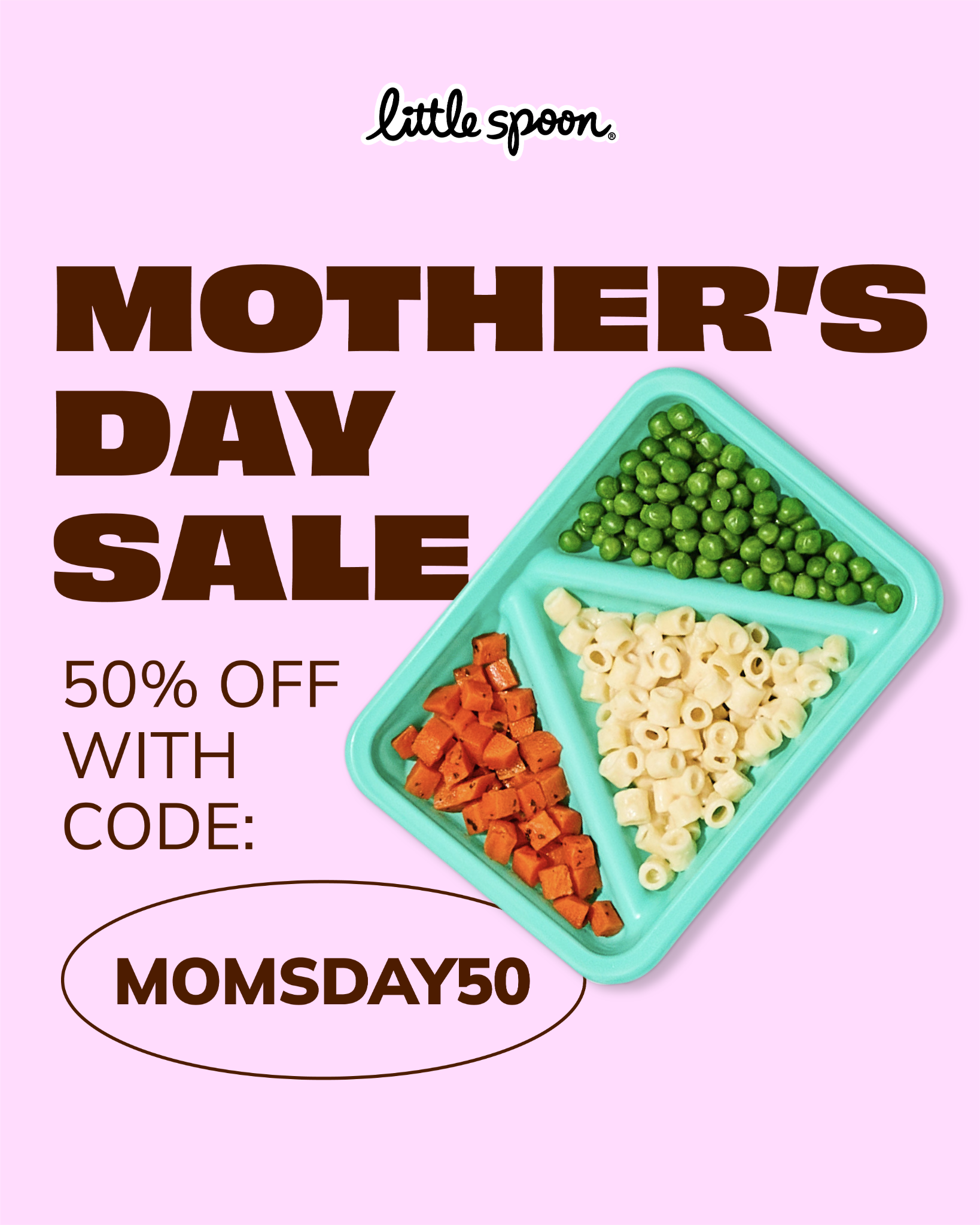 One less first to figure out alone + a 50% OFF discount. Love that for you.