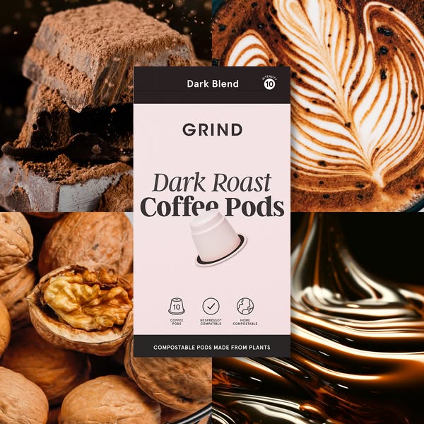 BESTSELLER: Dark Roast Coffee Pods.