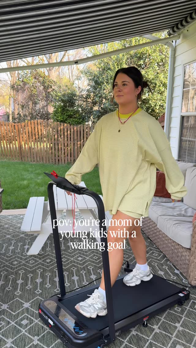 so light and easy to move wherever I need it to 🙌🏻 I’ve used this every single day since it arrived, and I love how convenient my goals can be while also being a present mom 🥹💓 

You can shop through the link in my bio, 