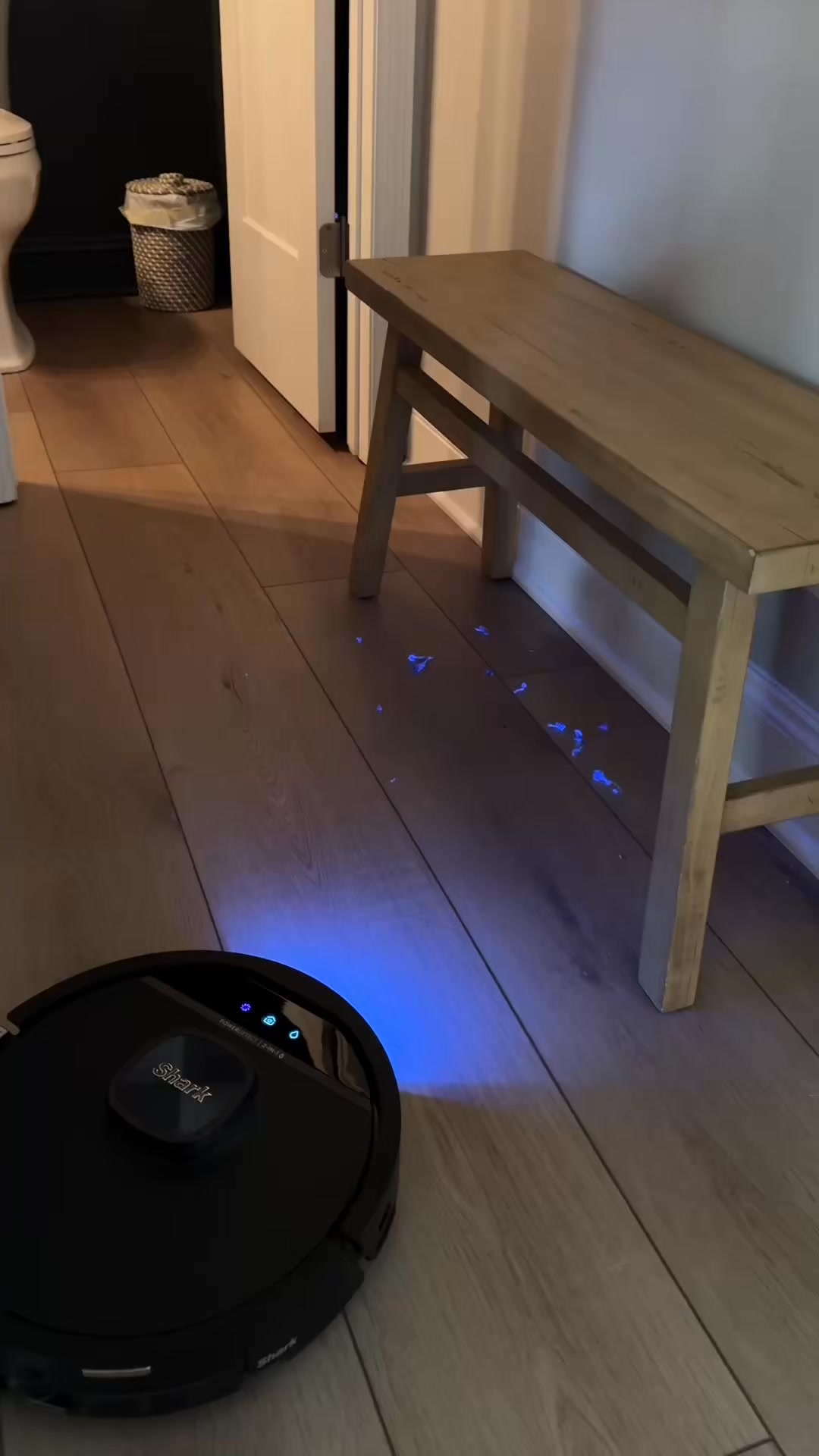 Never miss a spot with UV Reveal + HyperSonic Mopping. Shop Shark® PowerDetect™ UV Reveal™ 2-In-1 Vac & Mop on Amazon today.