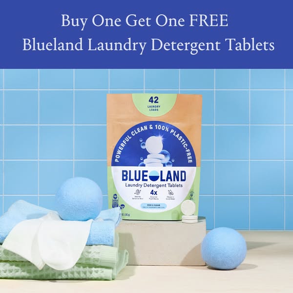 🧺 Laundry Day, Reinvented – Buy One, Get One FREE Blueland at H-E-B! Blueland’s Free + Clear Laundry Detergent Tablets give you everything you need for a cleaner, greener wash — now get one FREE.

✨ Fragrance-free, gentl