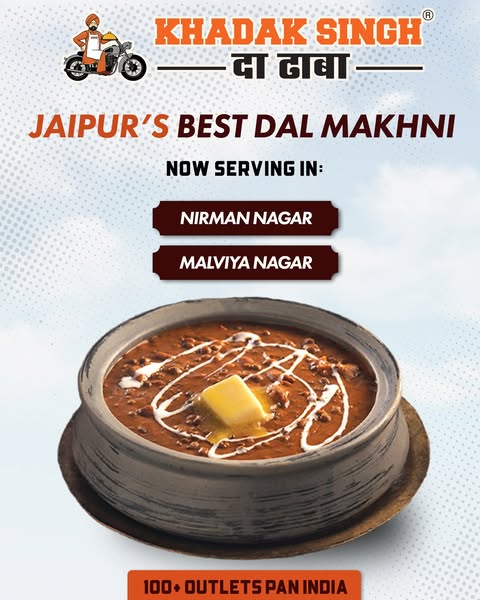 Jaipur ke sabse kadak Dal Makhni ka swad lena hai? Ab Nirman Nagar aur Malviya Nagar mein available. KSDD pe aao — ek baar khaoge, baar baar aoge.