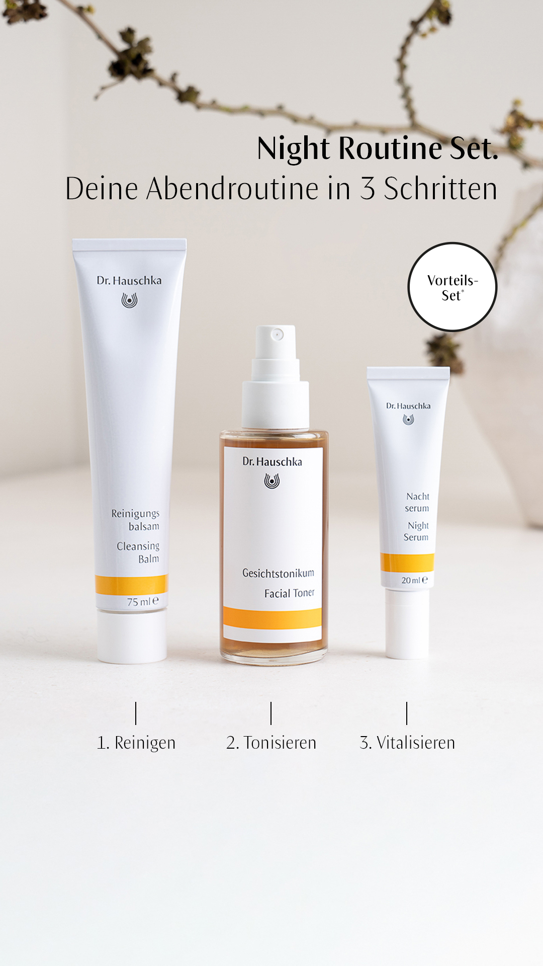 Jetzt im Vorteilsset - Night Routine Set