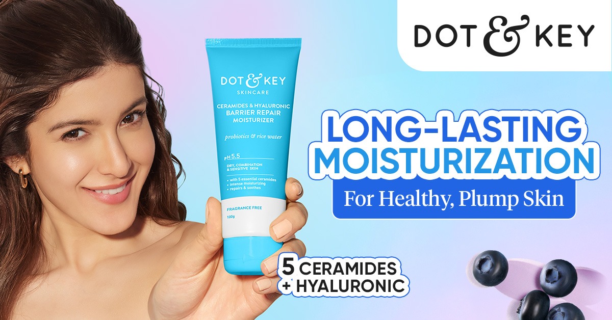 Barrier Repair Face Cream with Ceramides
🤩 94% agreed it healed dry skin
⭐️ Top Seller
😊 Intense Moisturization

Why Dot & Key? 
✅ Clinically Proven Results
✅ Dermatologically Tested 
✅ Cruelty Free
✅ Efficacy Uncompromi