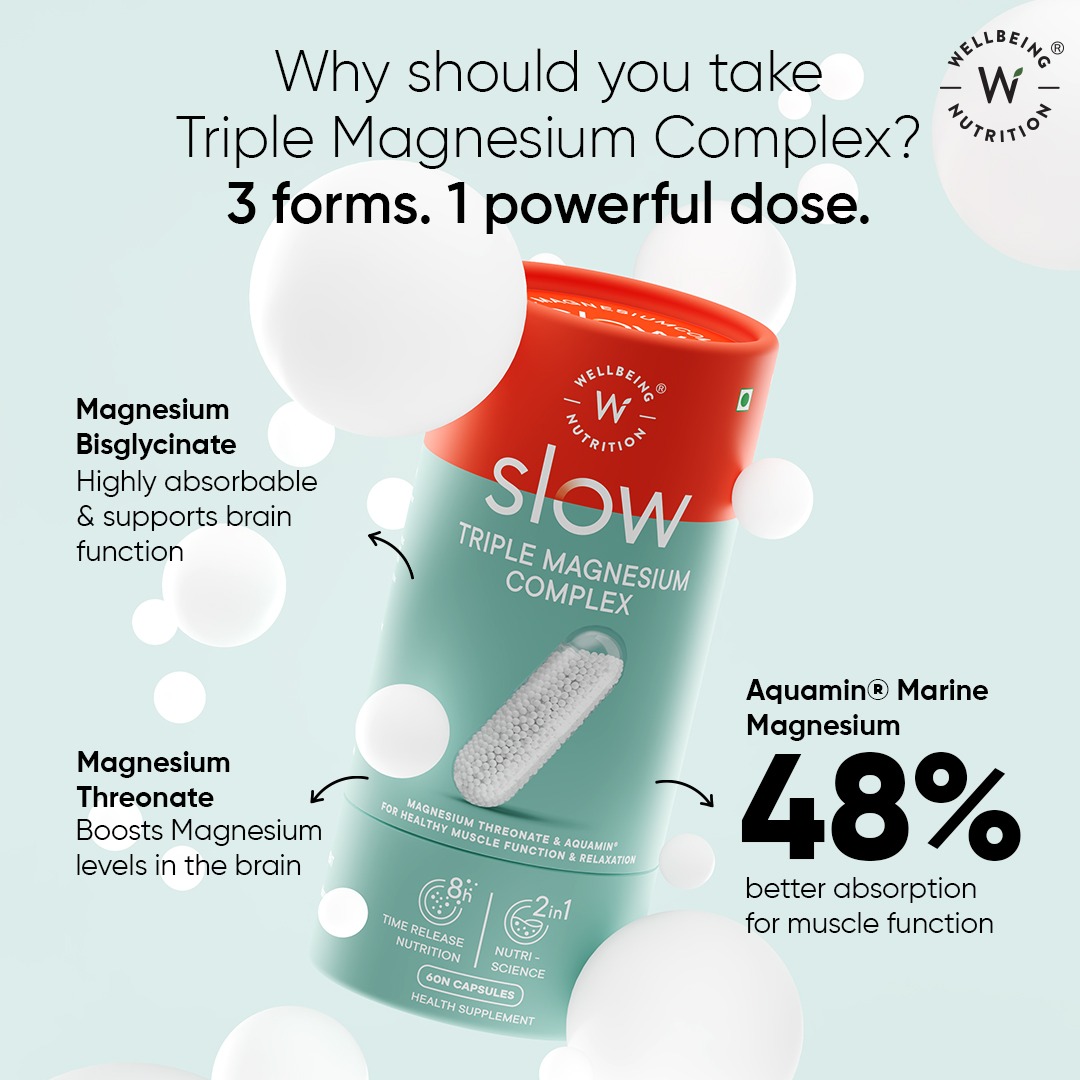 Unlock the Power of Triple Magnesium! Our unique formula combines Magnesium Glycinate, Aquamin® Magnesium Citrate, and Magnesium Threonate to support muscle and nerve function, bone and joint health, and cognitive perfor