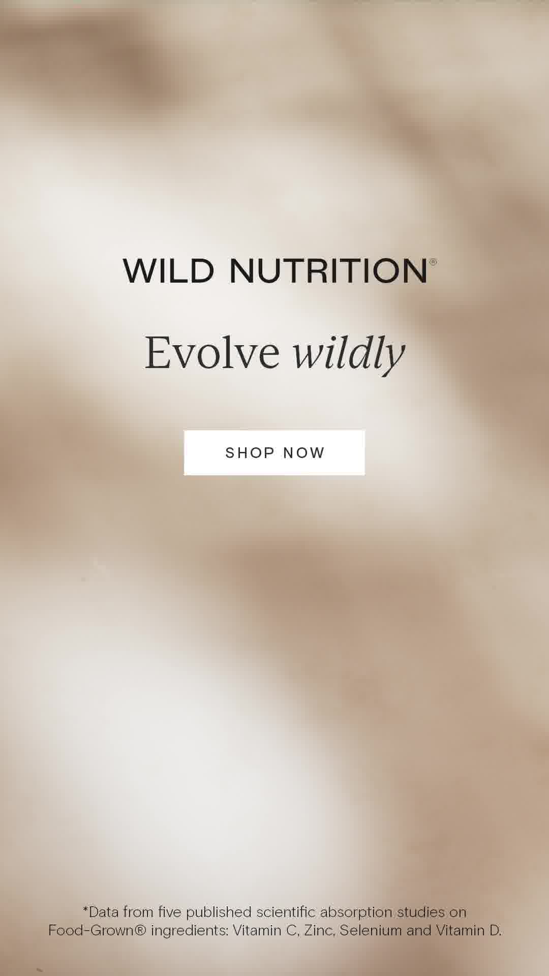 Wild Nutrition Meta ad creative