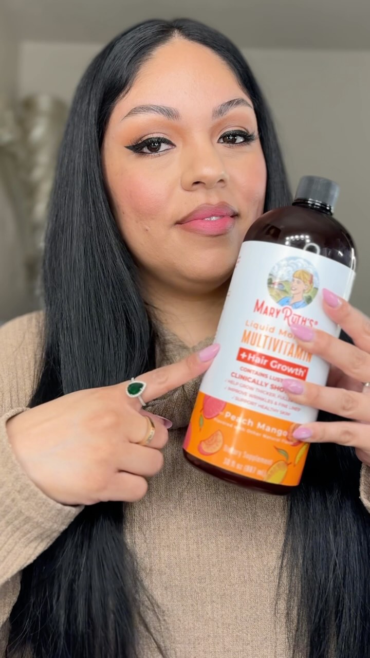 my daily routine 🎀♥️✨

@maryruthorganics liquid morning multivitamin +hair growth in the flavor peach mango yumm ($74.95) 

https://a.co/d/ipxz3bf
