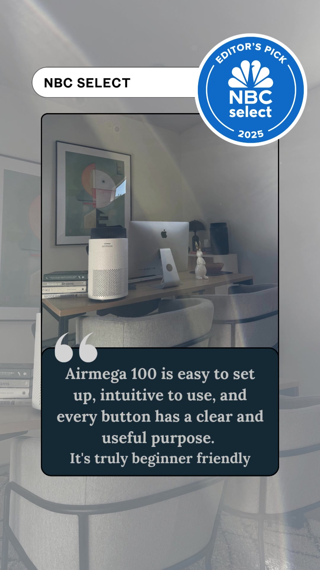 Don't just take our word for it! Find out why people love the Airmega 100 🌿We got you from every angle. Get yours today!