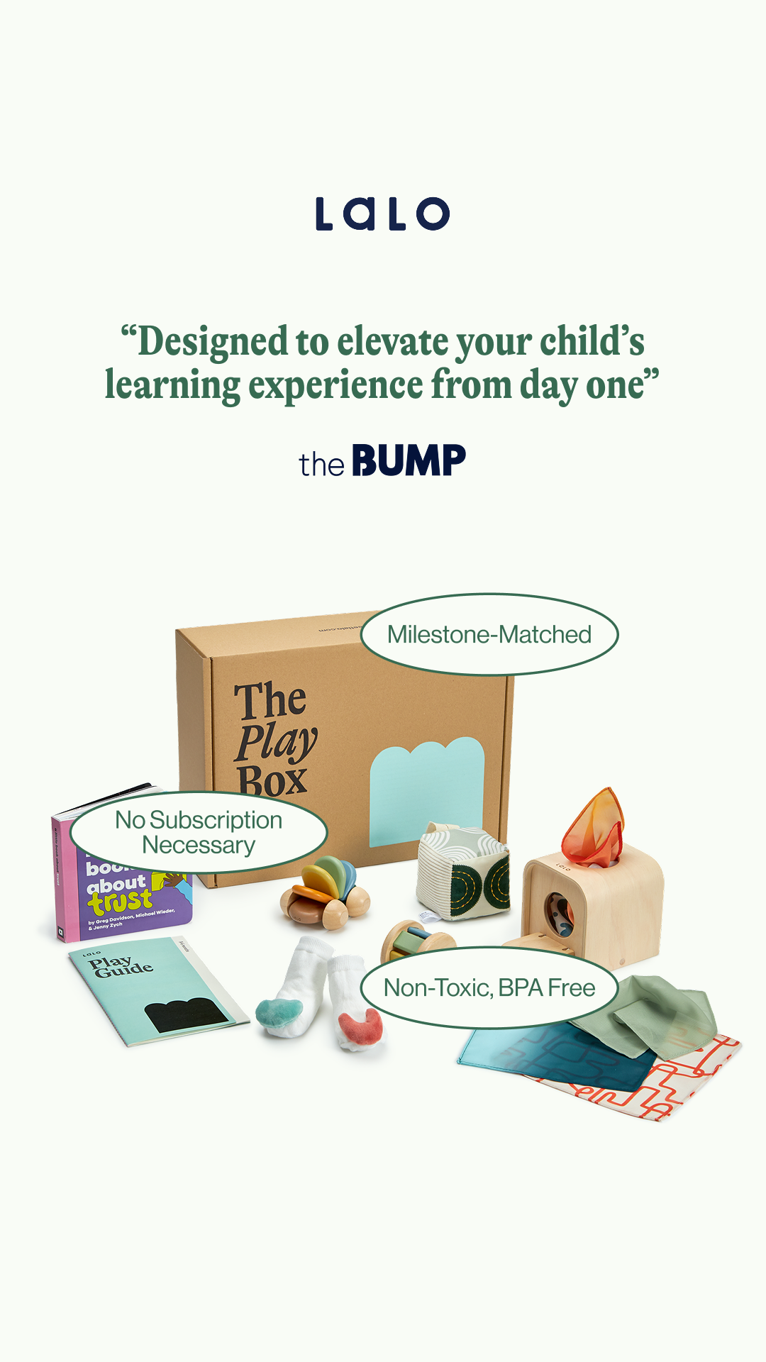 Expert-developed, parent-approved, and press-obsessed. Lalo Play Boxes bring learning, focus, and fun into every corner of your home.