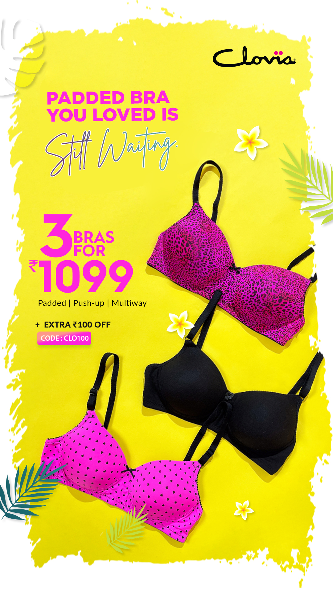 These bras are flying off the shelves! 🚨Now’s your last shot to get these padded bras before they vanish.
Padded✅
T-shirt✅
Multiway✅