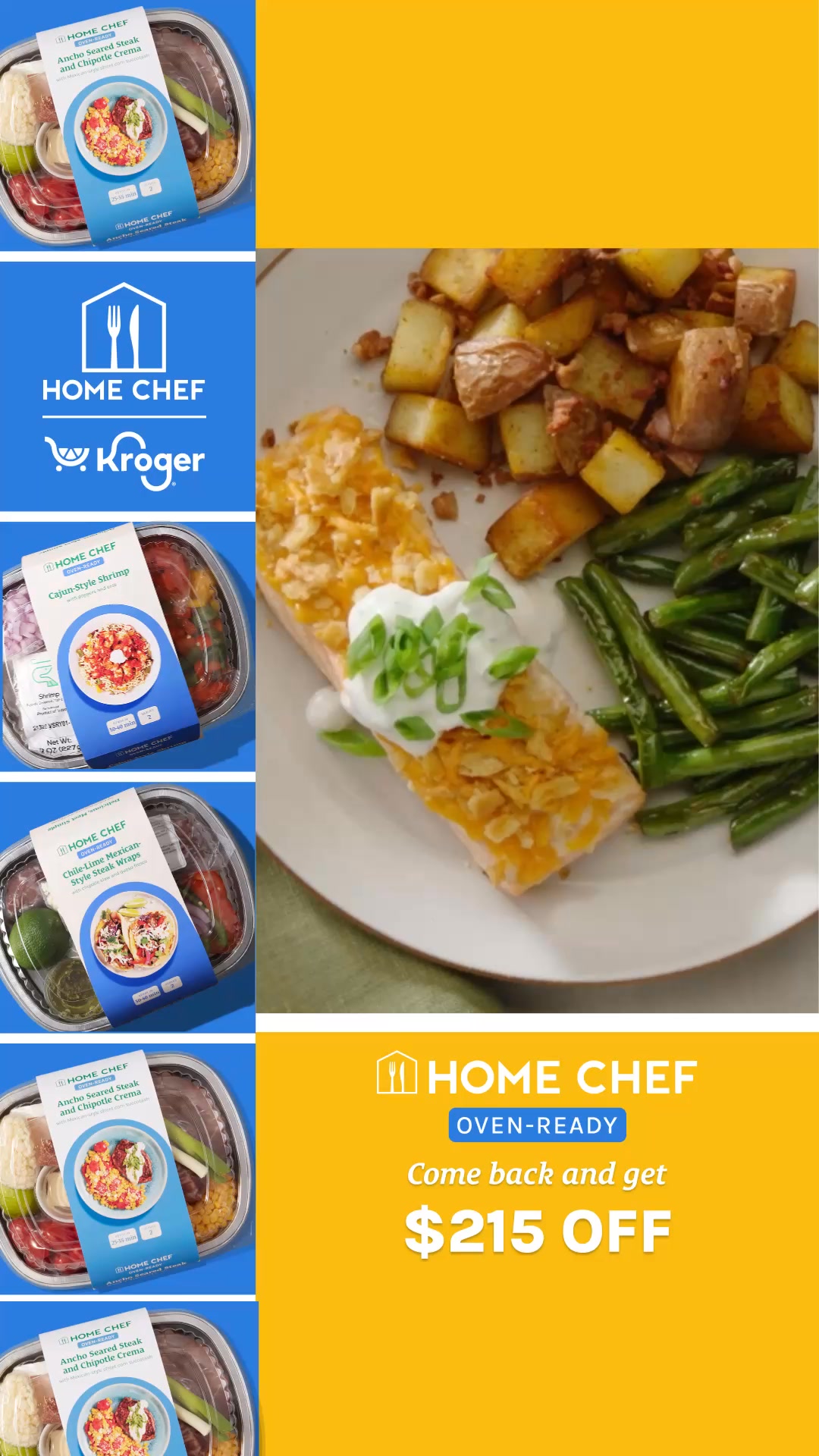 Ready for a new favorite weeknight recipe? Try Home Chef today and get:

🍝Easy-prep recipes
🥒Fresh ingredients delivered
💰Come back today to get $215 Off!