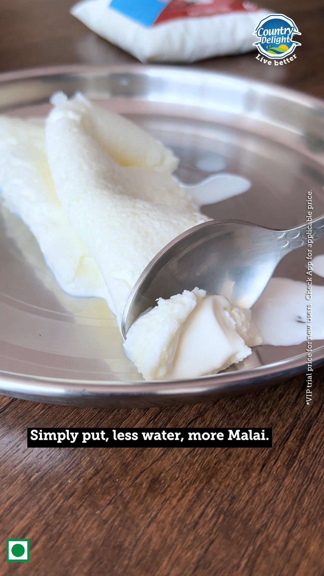 Ever wondered why Country Delight Milk gives such thick malai? Because it’s Pure, Adulteration-free, and without any Added Milk Powder or Water