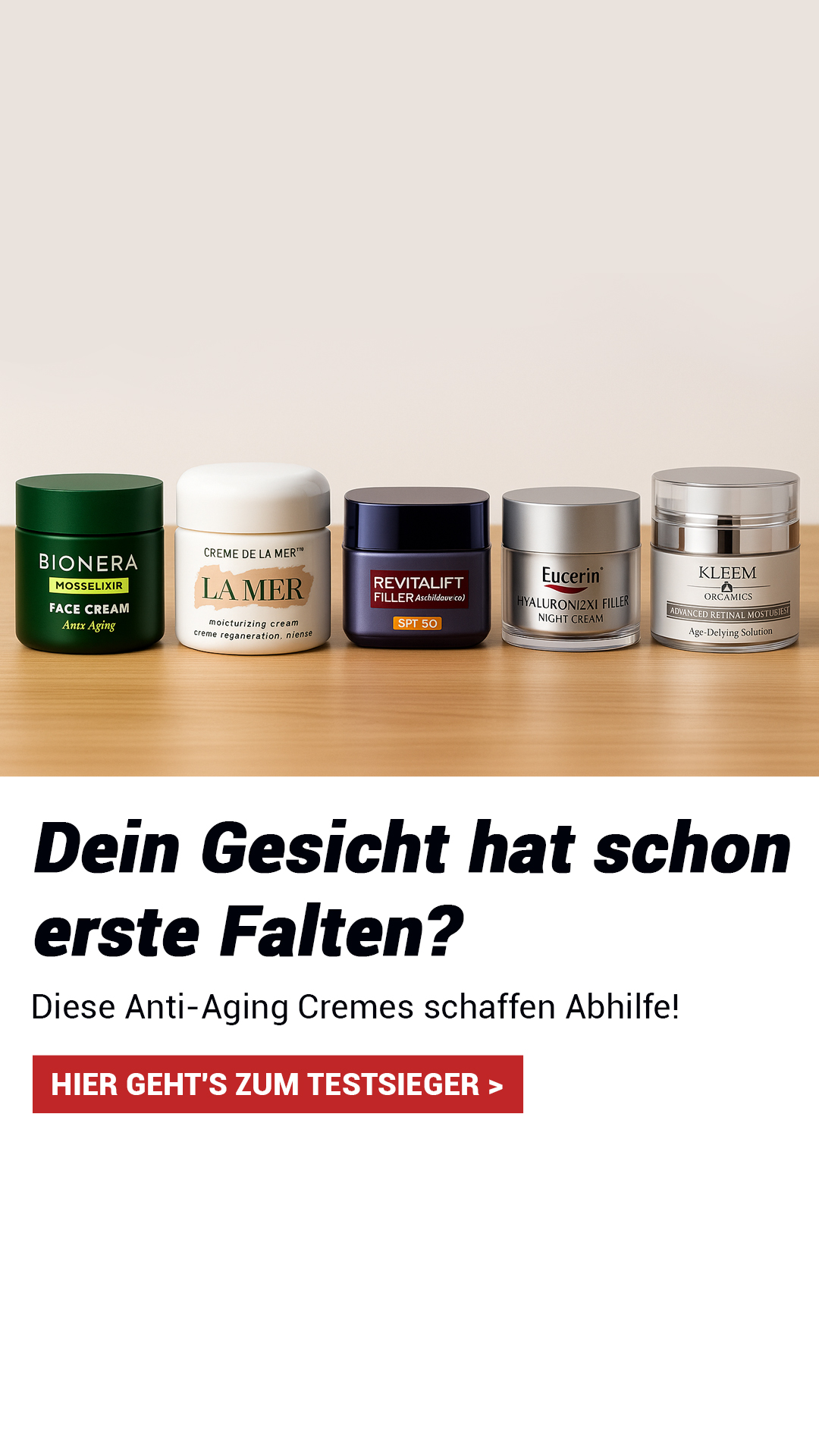 Die 5 besten Anti-Aging-Cremes (2025)