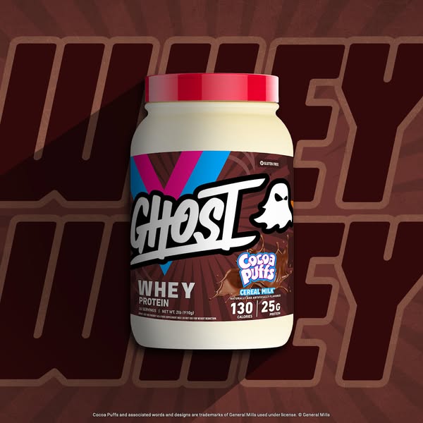 GHOST® WHEY x COCOA PUFFS™ "CEREAL MILK®"