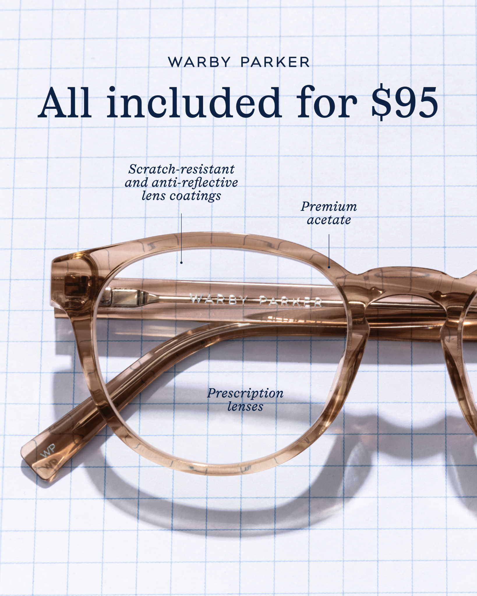 Warby Parker live Meta ad creative