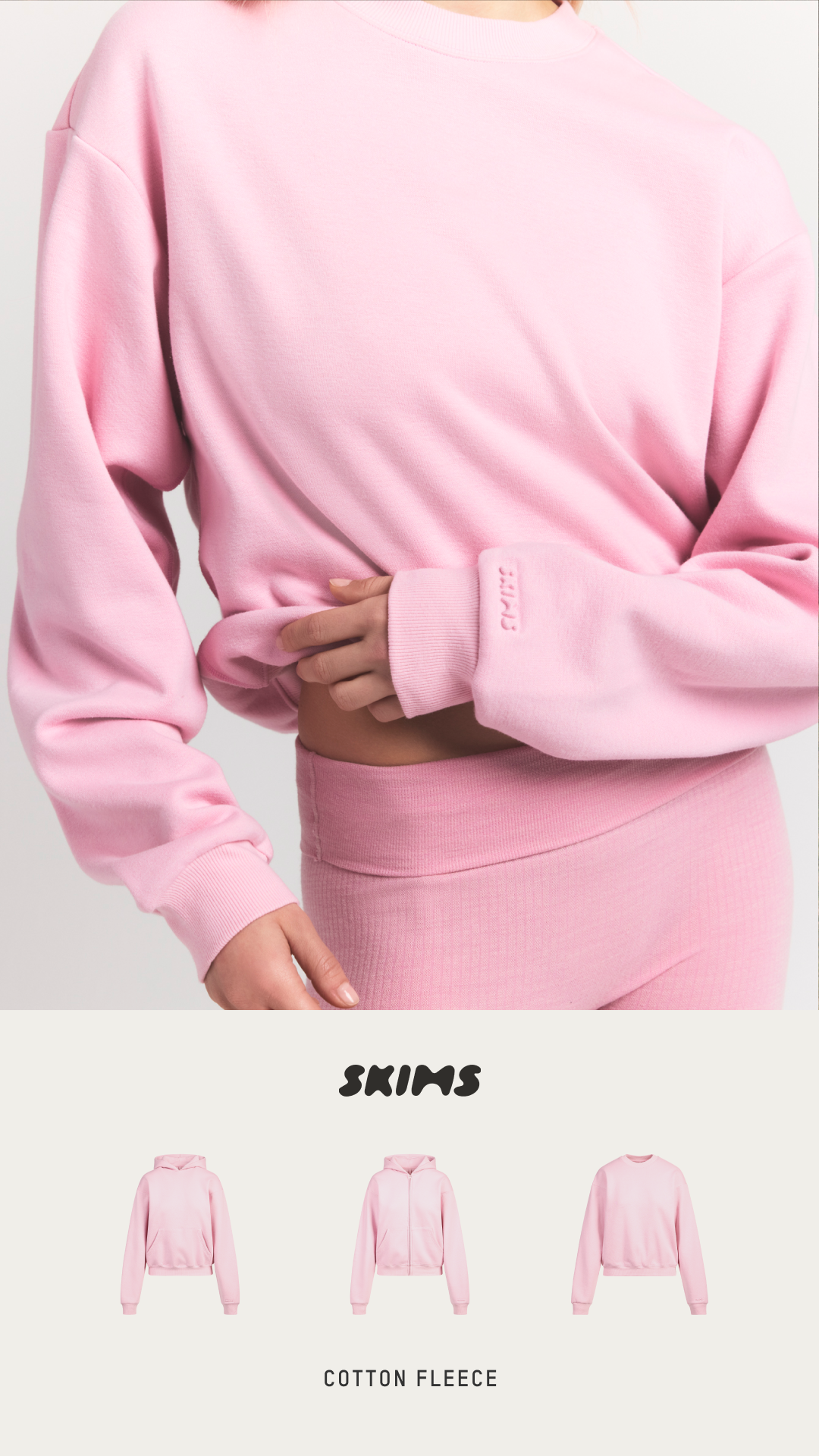 A new seasonal shade in our signature cloud-like fabric. Discover Halite in our five-star Cotton Fleece!