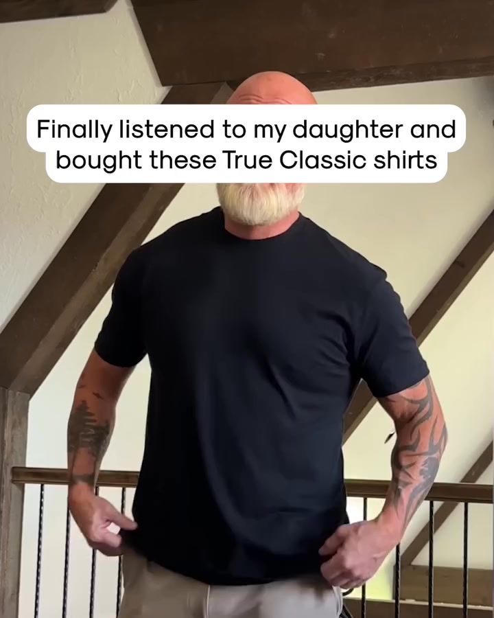 We didn't invent t-shirts, but we did make them better.
✅ The perfect fit
💪 Look JACKED 
🧈 Buttery soft
❄️ Breathable
👍 Won’t shrink