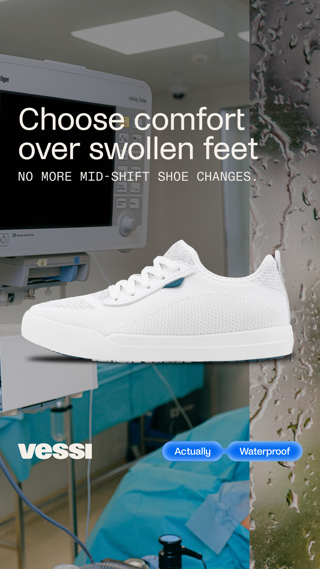 Your feet carry you through rainy commutes, 12-hour shifts, and 10,000+ steps. They deserve a shoe that keeps up.