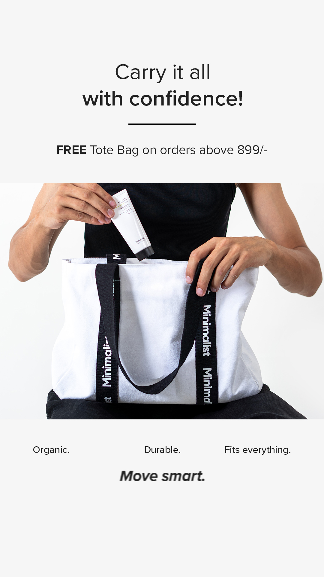 Get a FREE Tote Bag on orders above ₹899.

Meet your new everyday essential!
Organic, Durable and effortlessly cool.