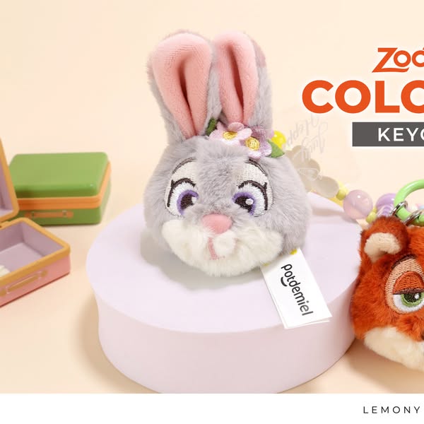 🦊 เตรียมใจละลายกันได้เลย! เมื่อเจ้าหน้าที่จูดี้ & นิค 
จาก 𝗭𝗢𝗢𝗧𝗢𝗣𝗜𝗔 พร้อมออกภารกิจคแจกวามน่ารักแล้วว 💕

สายห้อยมือถือสุดคิ้วท์ที่ใครเห็นก็ต้องเหลียวมอง 📱💫
ดีไซน์เก๋ไม่ซ้ำใครและวัสดุแข็งแรงทนทาน
เชือกเหนียวแน่น ไม่มีขาดง่