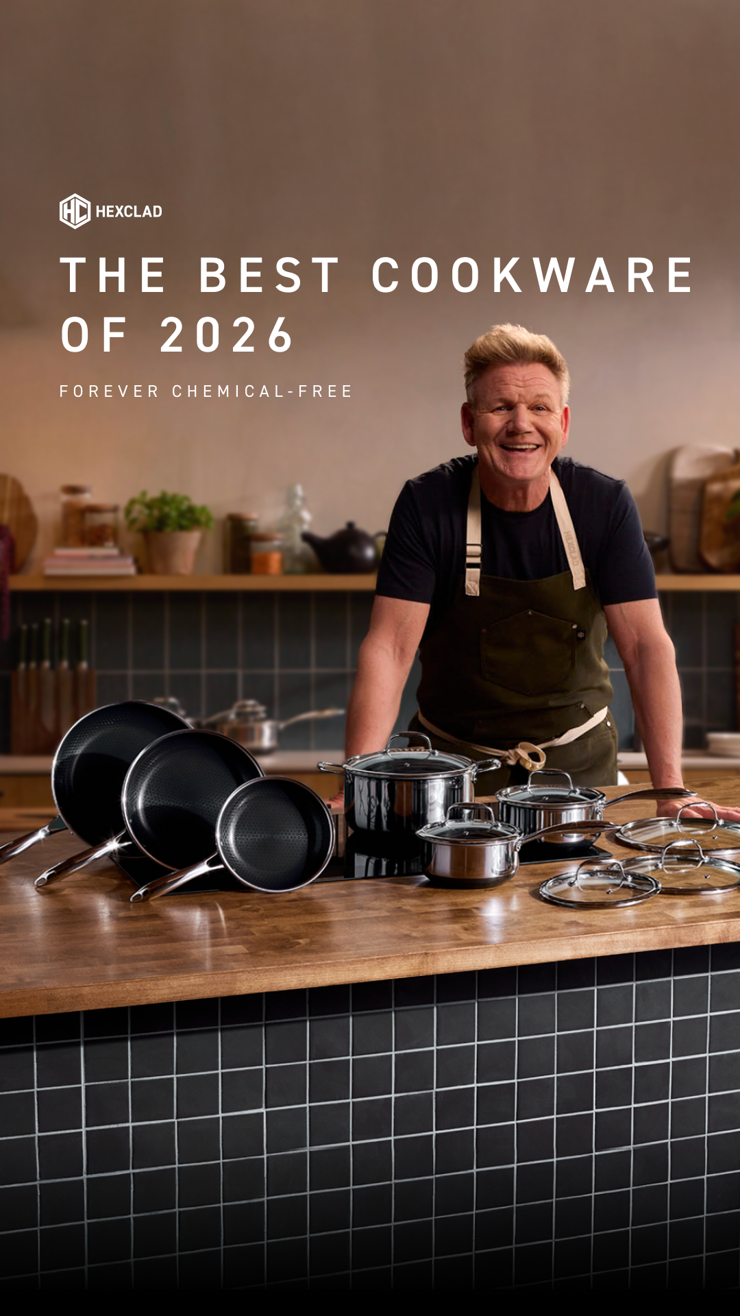 HexClad hybrid cookware combines the best parts of stainless steel, cast iron, and nonstick into one genius pan. 🔥

Here's why over 1,000,000+ home cooks swear by Gordon Ramsay’s favorite cookware:

✔️ Free from Forever 