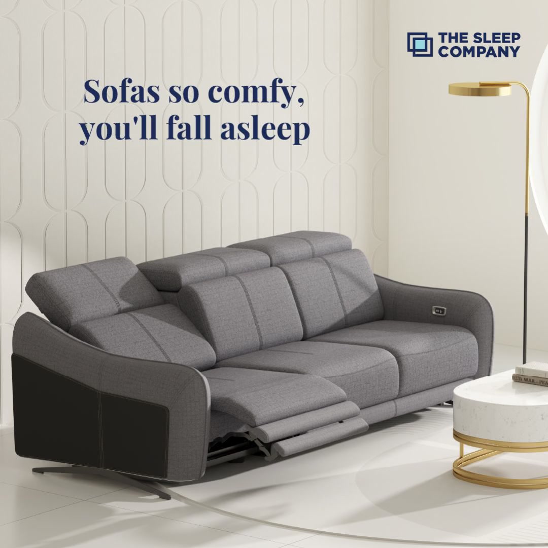 Experience unmatched comfort & superior support with the Elite Recliner Sofa Range, crafted with:
 
• Japanese Patented SmartGRID Technology
• German Engineered Mechanism
• Premium Italian Designs
• Tested for 10000 Recl