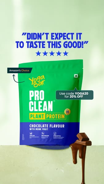 💚 Pro Clean Plant Protein
✨ Clean & Lean | Nothing Artificial

🎁 Use code YOGA20 for 20% OFF