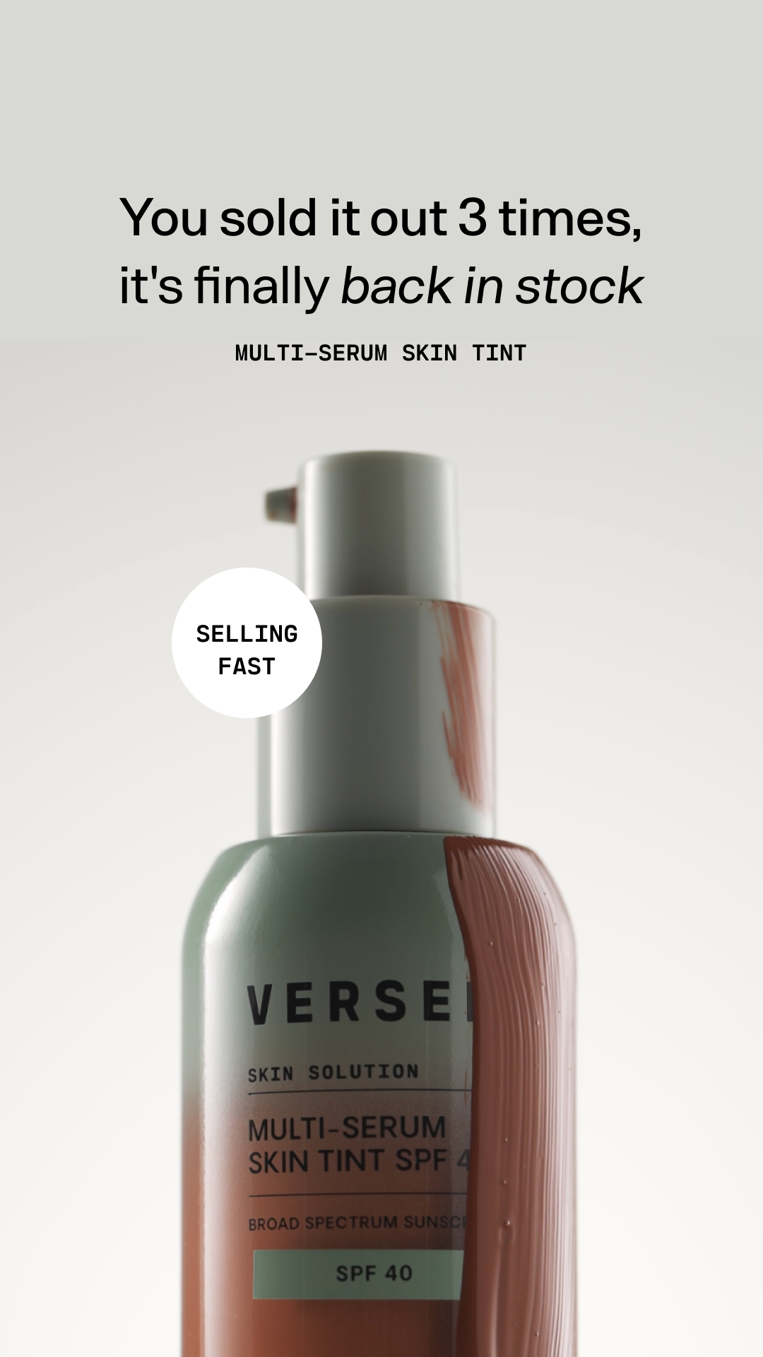 It’s back! The skin tint with a 3,000+ person waitlist just restocked in all 14 shades. Don’t miss your chance to grab the product everyone’s been raving about—before it sells out again!