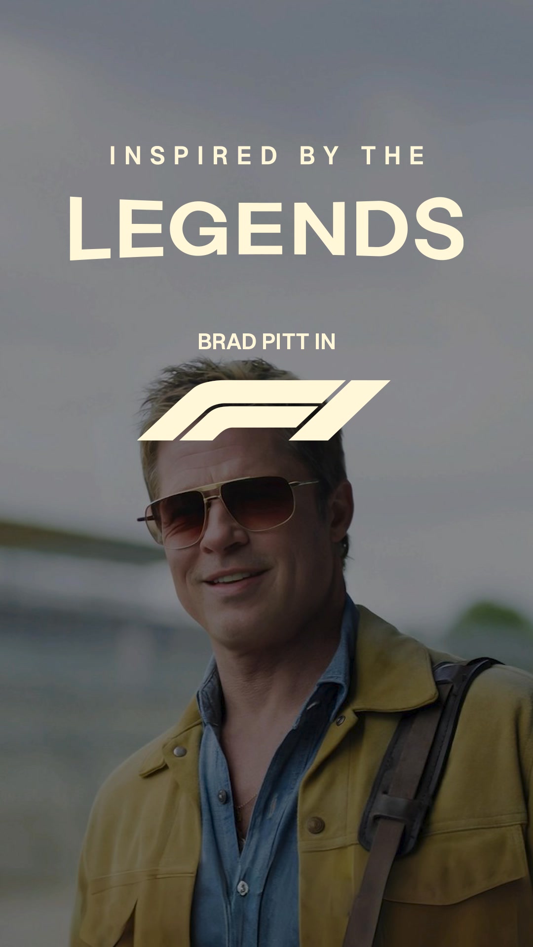 This look takes cues from Brad Pitt in F1. Trackside cool, off-duty ease and grit wrapped in great denim. Cop his style today.