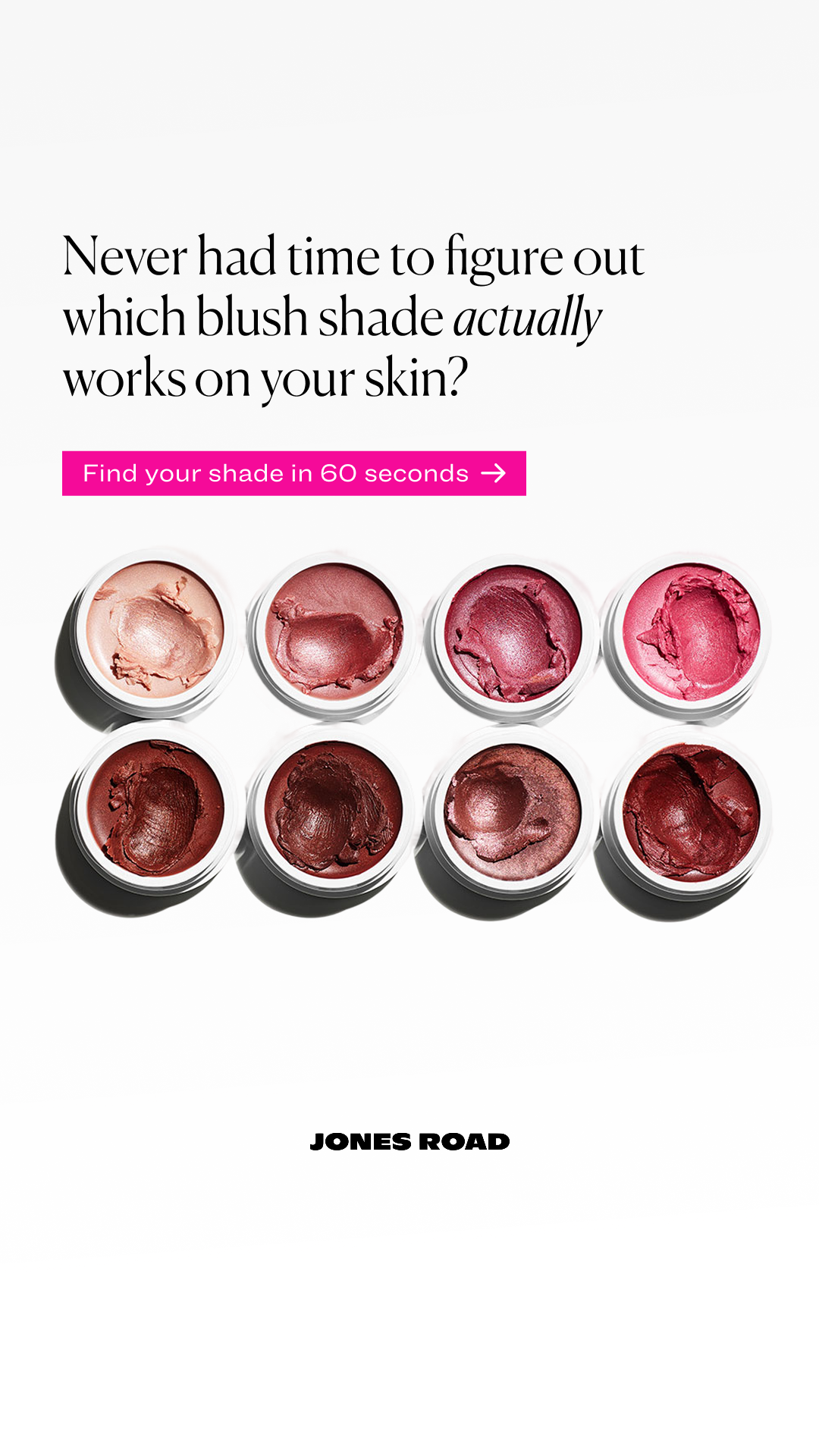 Mini Miracle Balm is the perfect way to try Jones Road's fan-favorite formula—a sheer wash of color that gives you a fresh, healthy glow on cheeks, lips, and more.