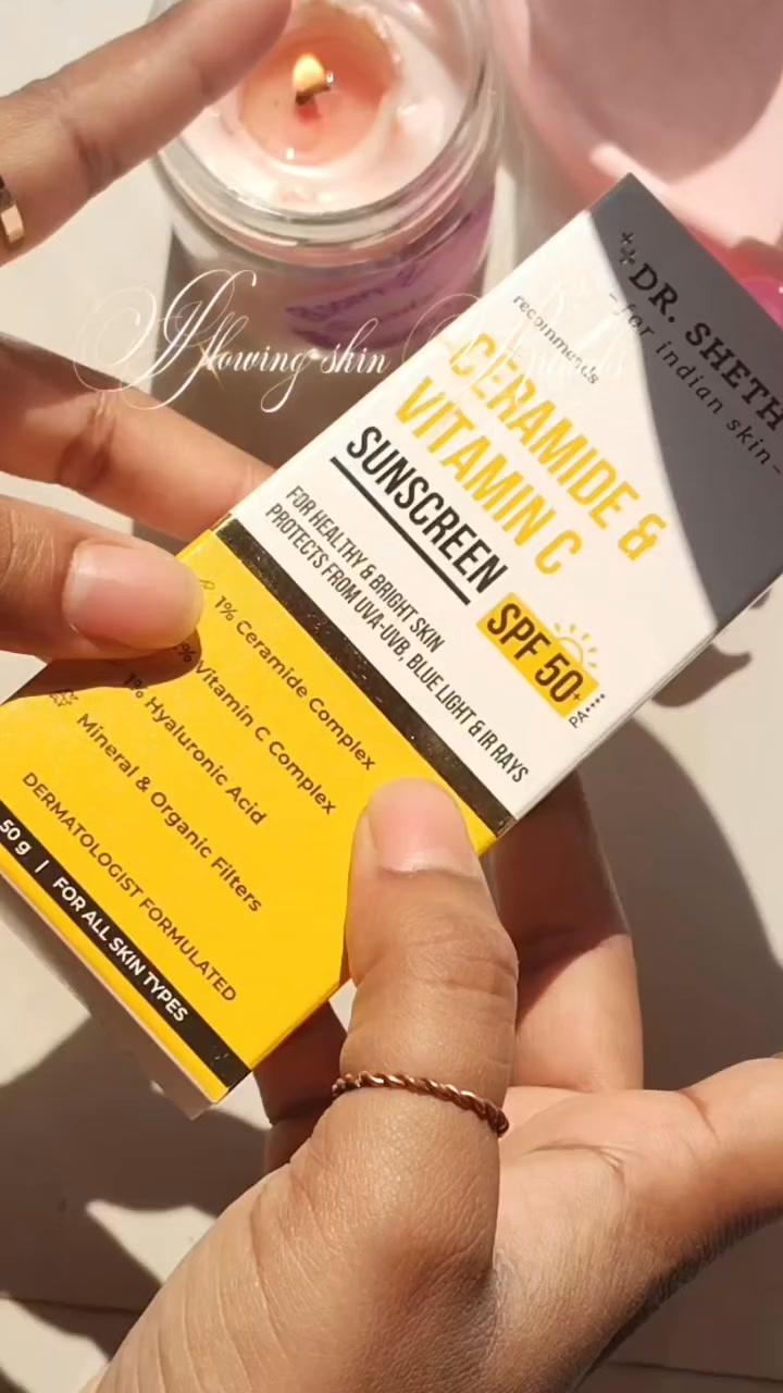 Your daily protection now comes with credibility
So don't just protect your skin, nourish it. 
With our In-Vivo Tested SPF 50+ Sunscreen is infused with a powerful blend of Ceramide & Vitamin C to give you more than just