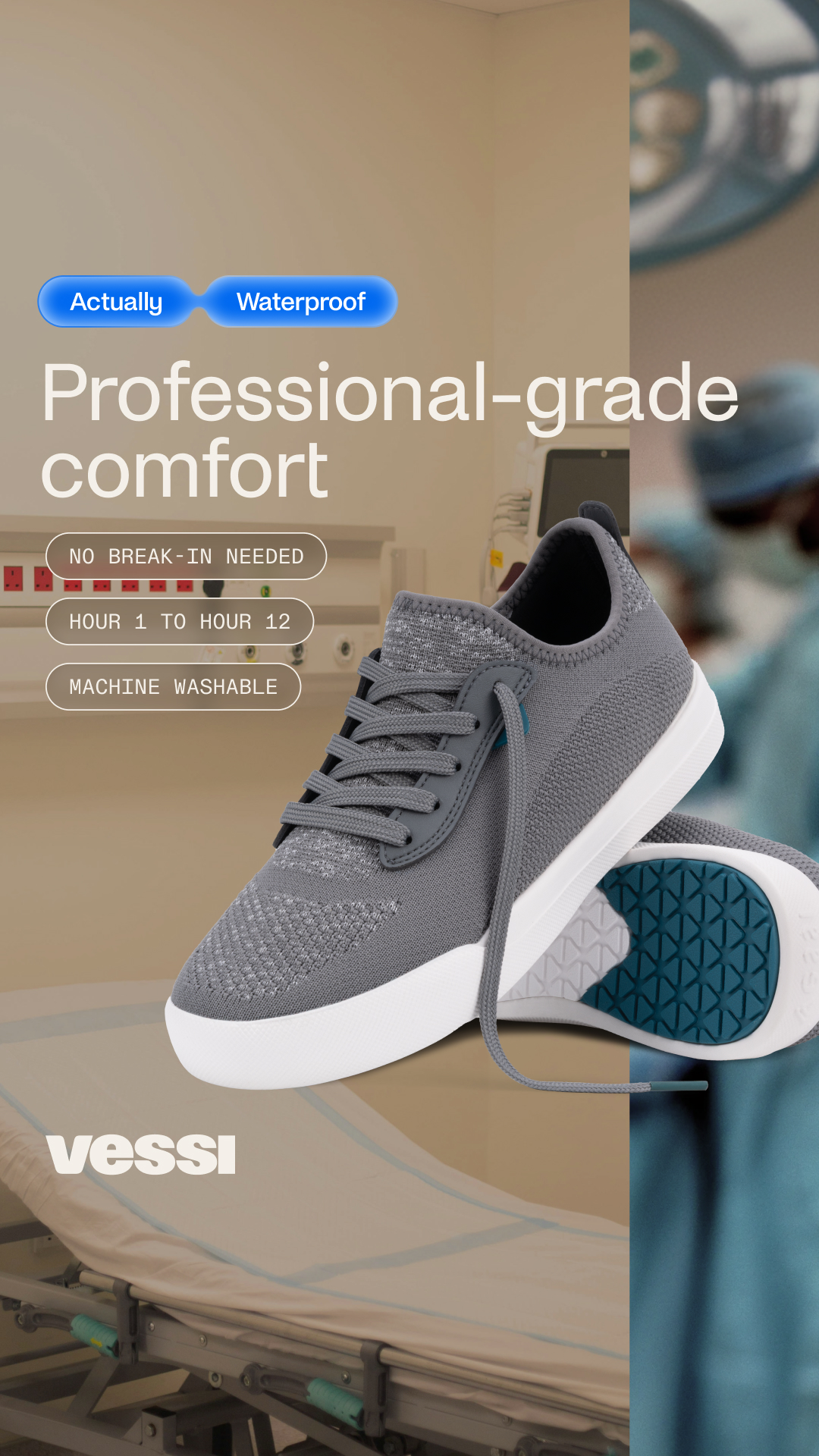 Shoes that are actually comfortable through a 12-hour shift mean no more swollen feet. Your coworkers will be asking for the link.