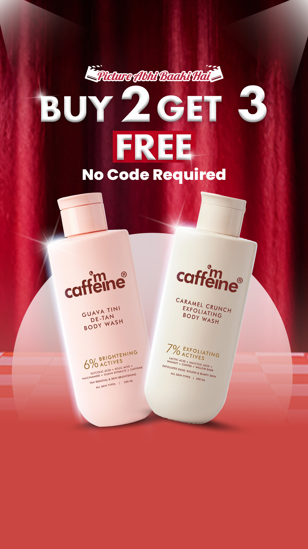 🔴Live Now: BUY 2 GET 3 FREE Sale✨
Get 5 of your essentials at the price of 2 ONLY 😱🤌So you bag your faves for free & savings too!!

No Code Required❌

HURRY LIMITED TIME ONLY!⏰

SHOP NOW 🛒
#mCaffeine #B2G3