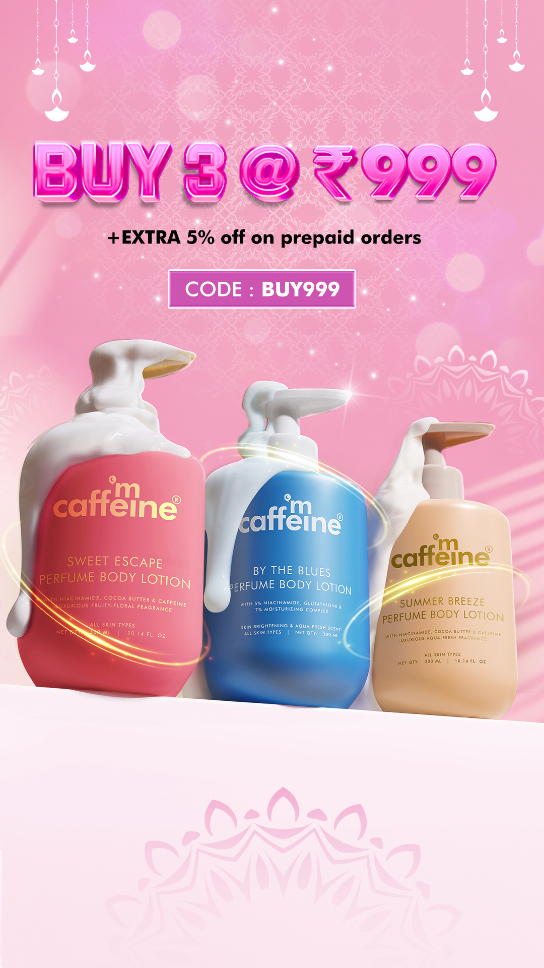 😱OMG It's BUY 3 At 999 SALE😱

Two is better, Three is best!! Fill your carts soon with new launches & best-sellers today cause you get 3 for 999 ONLY

HURRY STOCKS RUNNING OUT!

Use Code: BUY999

SHOP NOW 🛒 
#mCaffeine