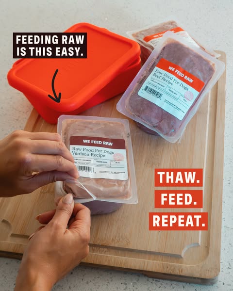 Safe Raw Diet ➡️ Happier Dogs