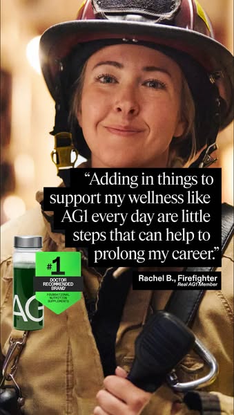AG1 is daily foundational nutrition support for today and for the future.