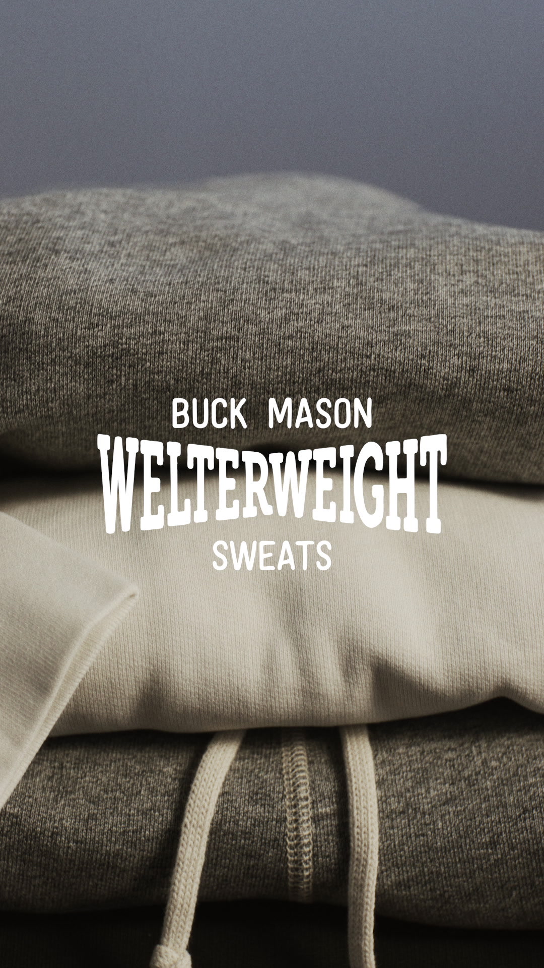 Midcentury inspired sportswear made with flatlock seams, ribbed gussets, and dense cotton fleece.