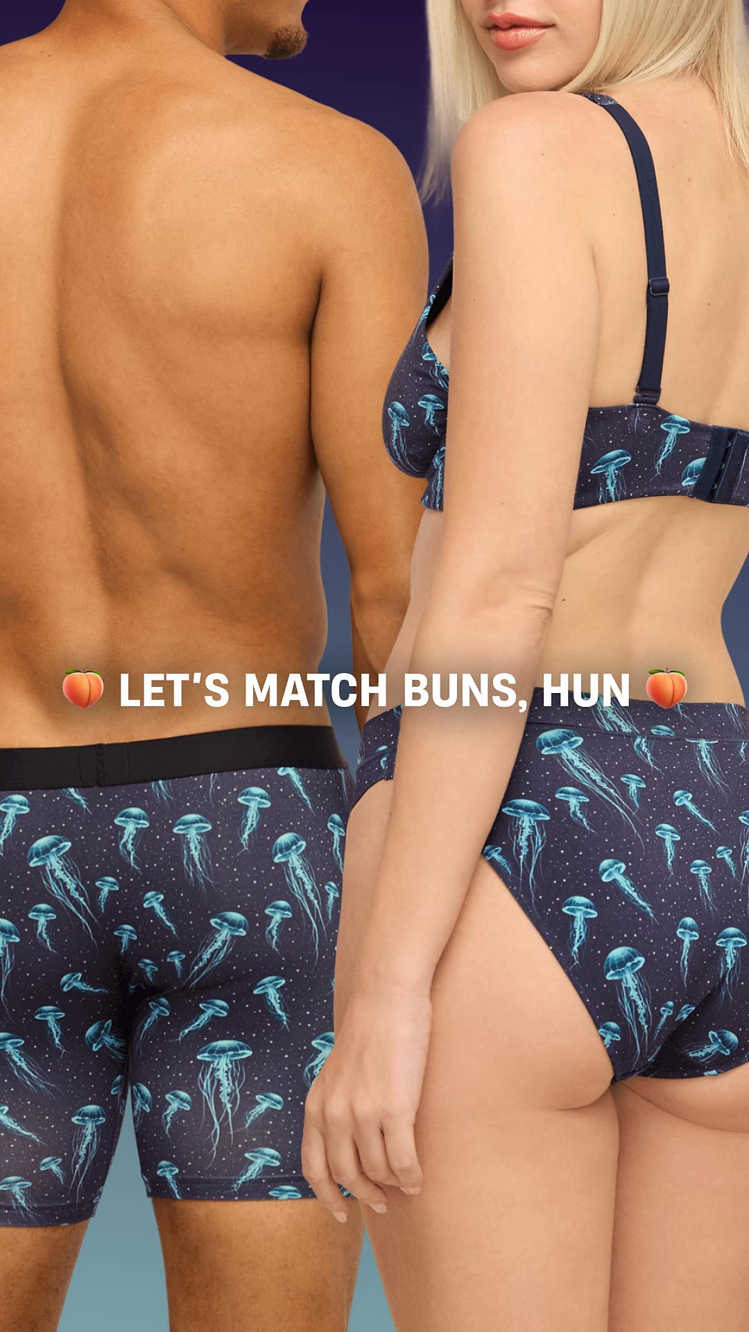 Cute together, even cuter underneath