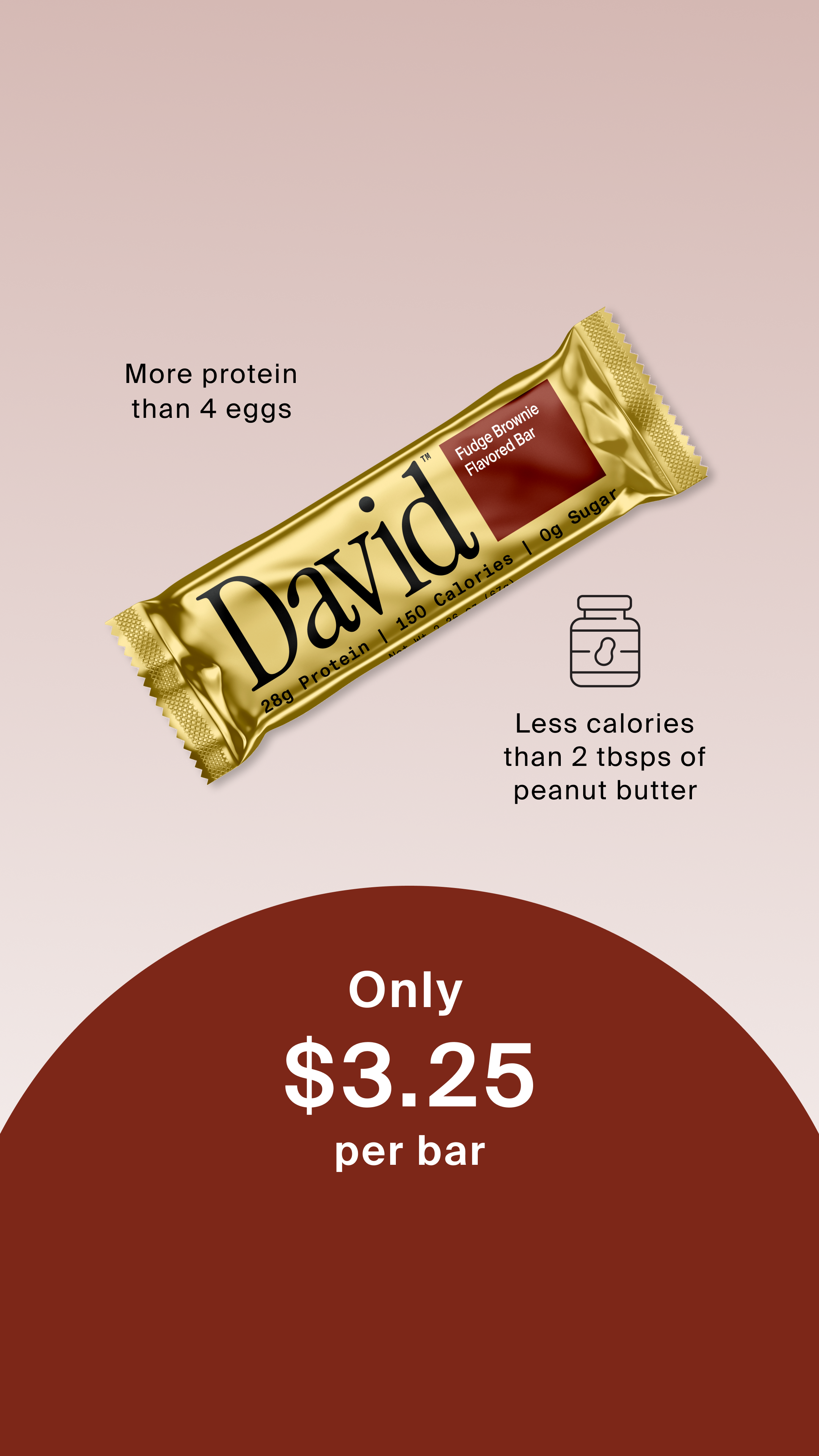 28g of Protein. 150 Calories. 0g of Sugar.